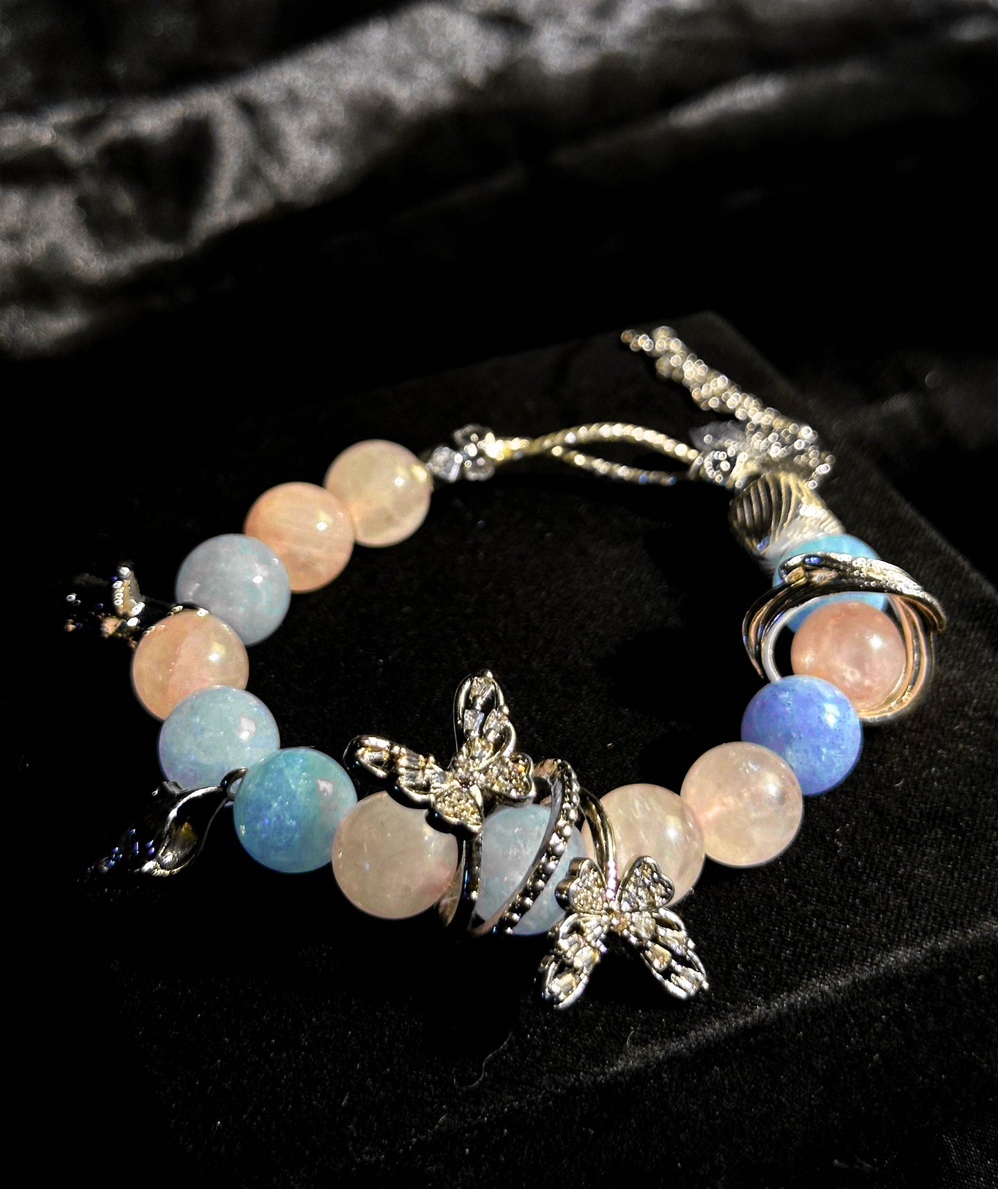 Handmade crystal bracelet