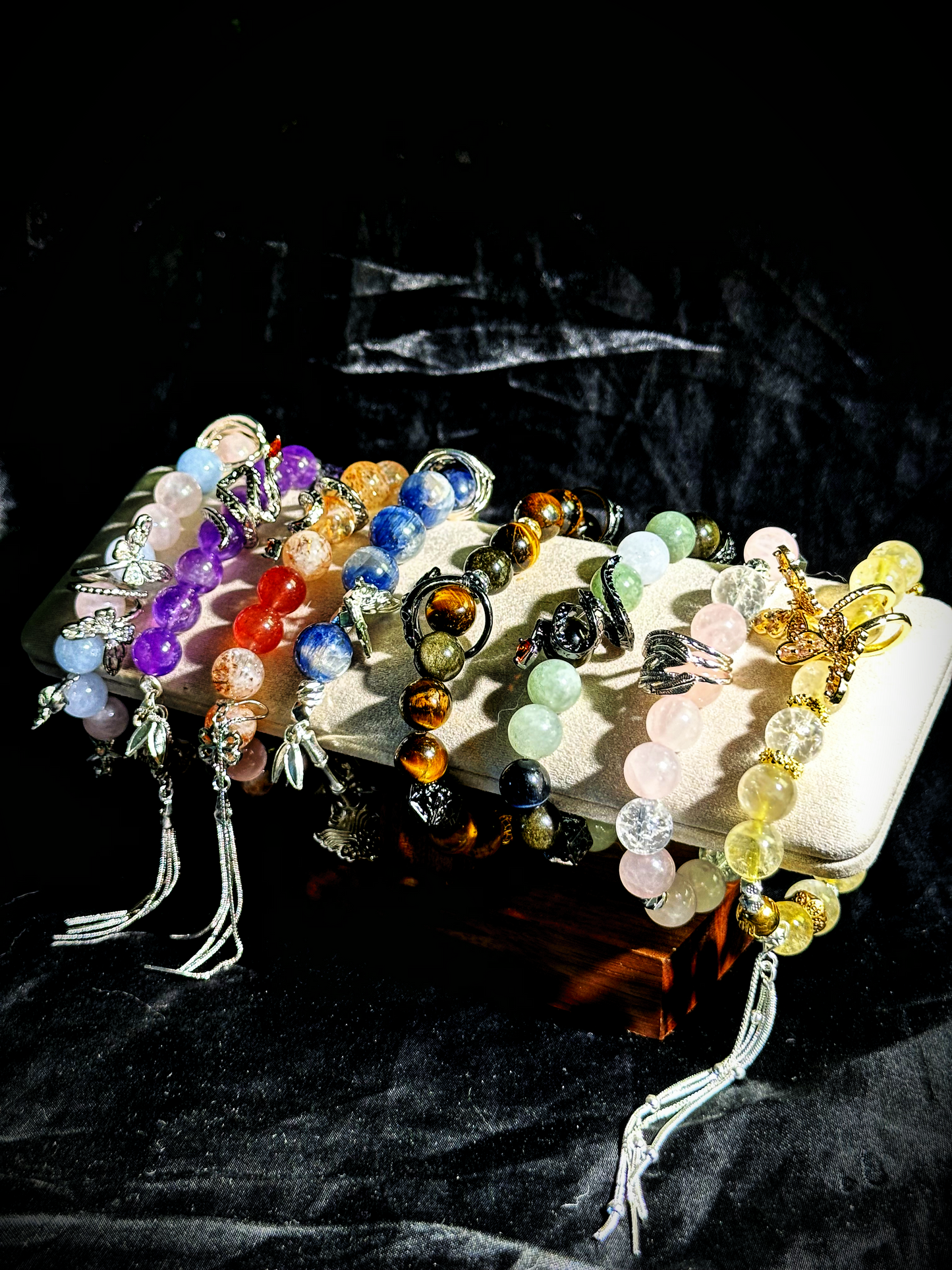 Handmade crystal bracelet
